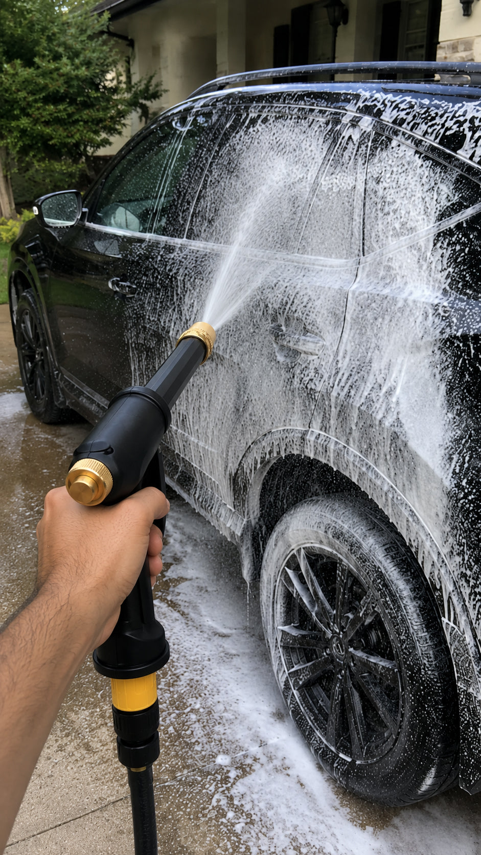 High pressure washer nozzle car cleaning review